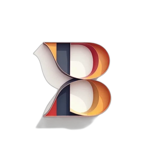 3d render, photorealistic, letter, logo transparent PNG cut-out