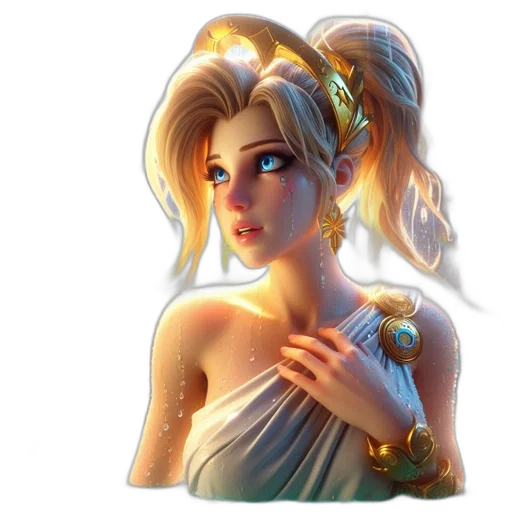 jewelry, dress, staff, crown transparent PNG cut-out