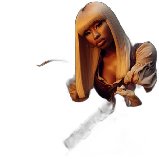 hair, weapon, staff, sword transparent PNG cut-out
