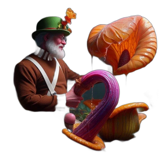 hat, creature, food, concept art transparent PNG cut-out