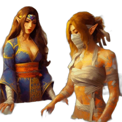 fantasy art, concept art, pixel art, 3d render transparent PNG cut-out