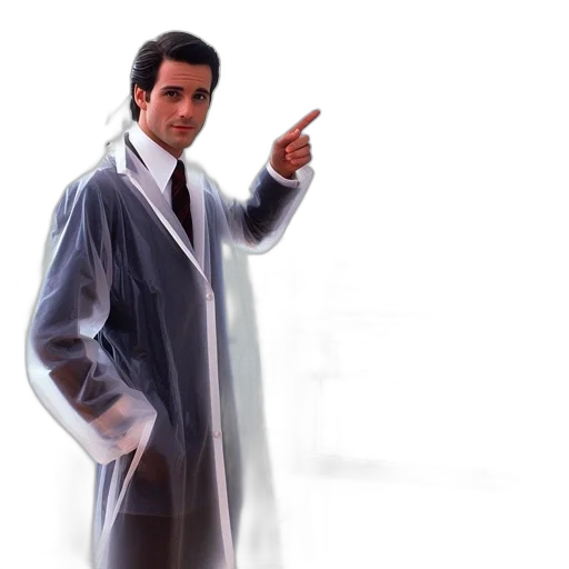 jacket, staff, concept art, photorealistic transparent PNG cut-out