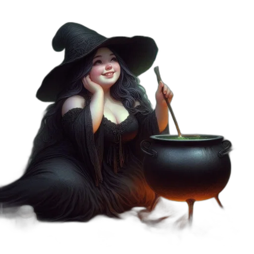 staff, hat, fantasy art, concept art transparent PNG cut-out