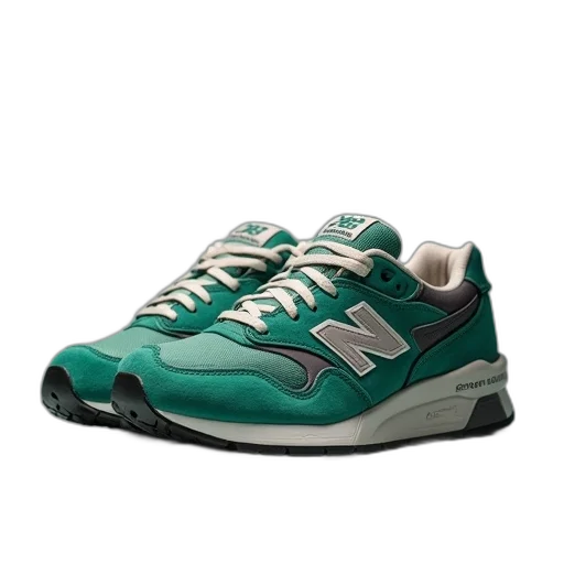 shoes, vaporwave, green, new transparent PNG cut-out