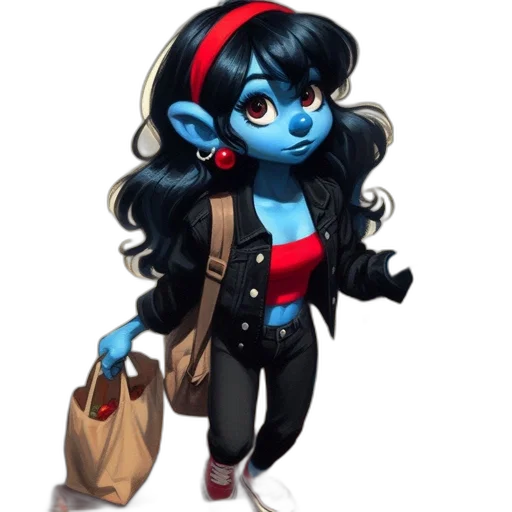 staff, mask, creature, jacket transparent PNG cut-out