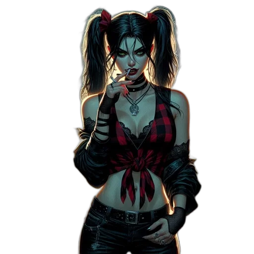 comic book art, concept art, cartoon, fantasy art transparent PNG cut-out