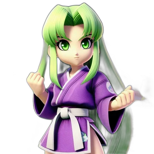 staff, 3d render, anime, pixel art transparent PNG cut-out