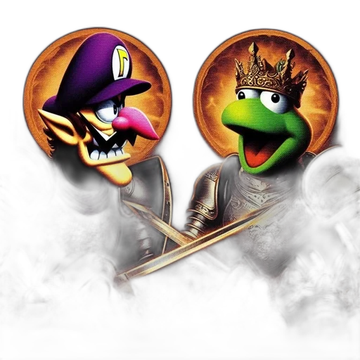 crown, concept art, 3d render, two transparent PNG cut-out