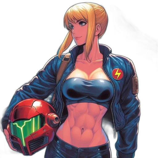 jacket, comic book art, concept art, anime transparent PNG cut-out