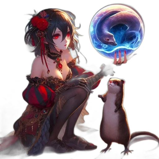 staff, fantasy art, concept art, pixel art transparent PNG cut-out