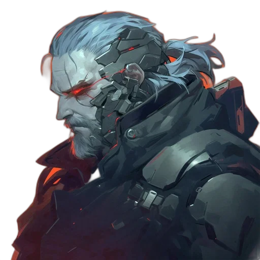 face, mask, robot, creature transparent PNG cut-out