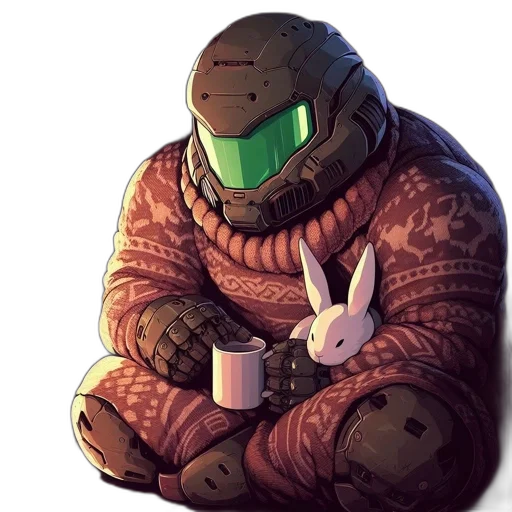 robot, creature, animal, jacket transparent PNG cut-out