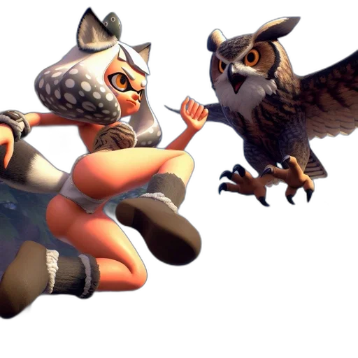 animal, weapon, concept art, 3d render transparent PNG cut-out