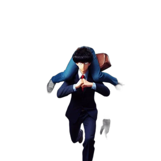 jacket, staff, robot, umbrella transparent PNG cut-out
