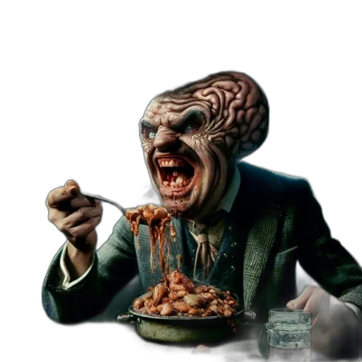 food, creature, face, animal transparent PNG cut-out