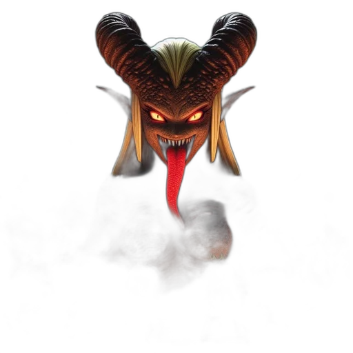 dragon, mask, creature, face transparent PNG cut-out