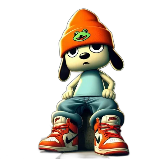 hat, animal, 3d render, concept art transparent PNG cut-out