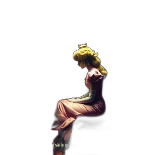 dress, crown, hat, staff transparent PNG cut-out