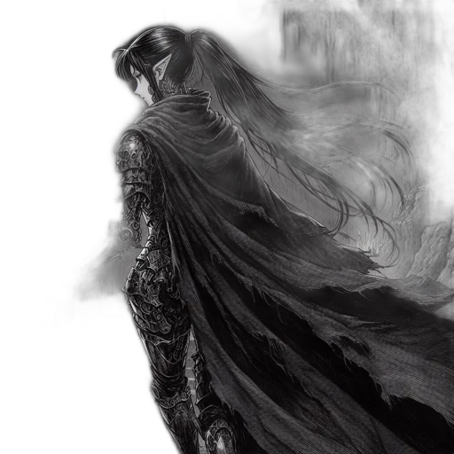 dress, mask, hair, dragon transparent PNG cut-out