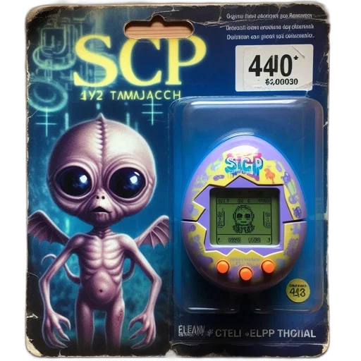 robot, creature, cyberpunk, vaporwave transparent PNG cut-out