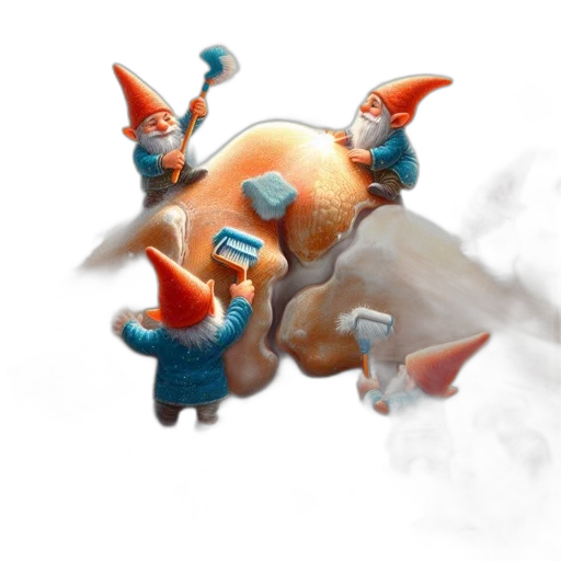 dragon, staff, mask, creature transparent PNG cut-out
