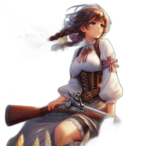 sword, staff, weapon, dress transparent PNG cut-out
