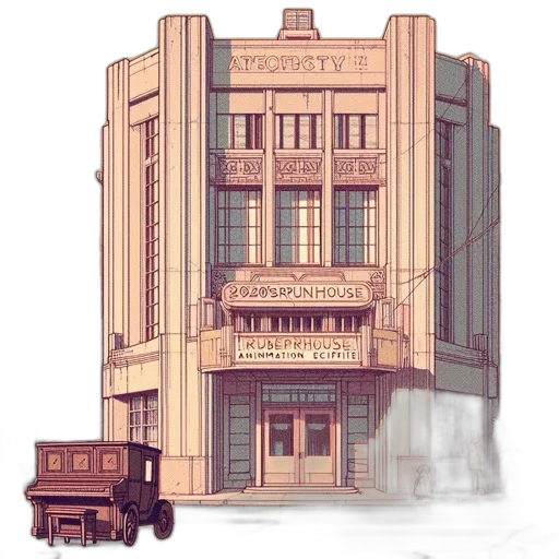 building, furniture, concept art, pixel art transparent PNG cut-out