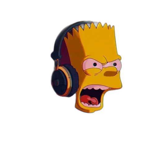 mask, face, creature, vaporwave transparent PNG cut-out