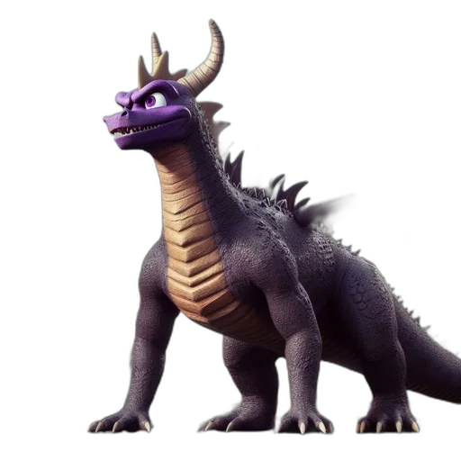 dragon, animal, creature, 3d render transparent PNG cut-out