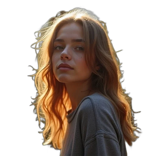 hair, face, crown, dress transparent PNG cut-out
