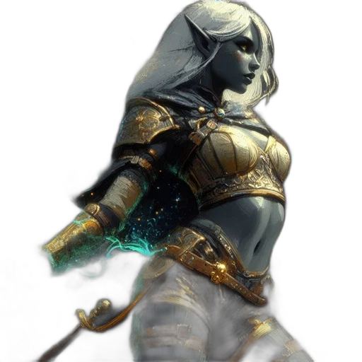 sword, staff, weapon, fantasy art transparent PNG cut-out