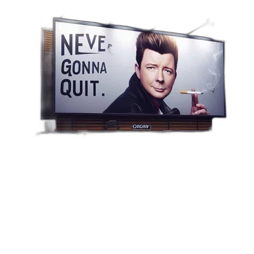 advertisement, featuring, man, slicked-back transparent PNG cut-out