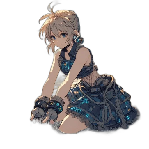 dress, weapon, staff, sword transparent PNG cut-out