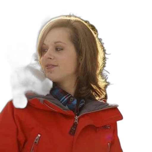 jacket, staff, face, photorealistic transparent PNG cut-out