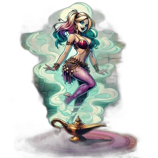 fantasy art, concept art, comic book art, watercolor transparent PNG cut-out