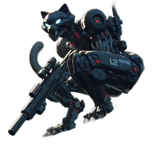 robot, weapon, animal, creature transparent PNG cut-out