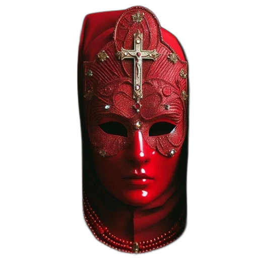 mask, crown, jewelry, face transparent PNG cut-out