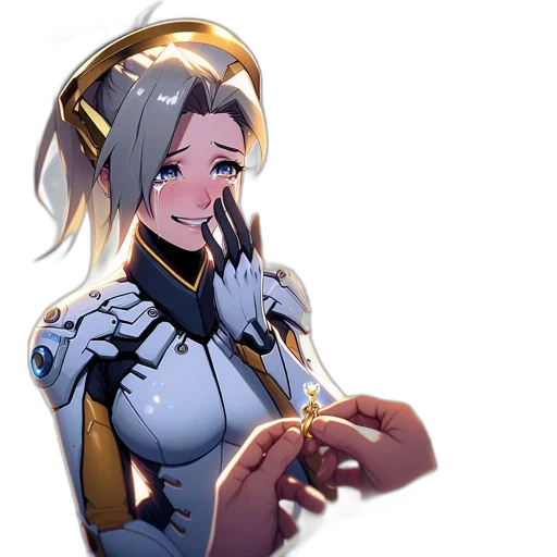 robot, weapon, staff, face transparent PNG cut-out