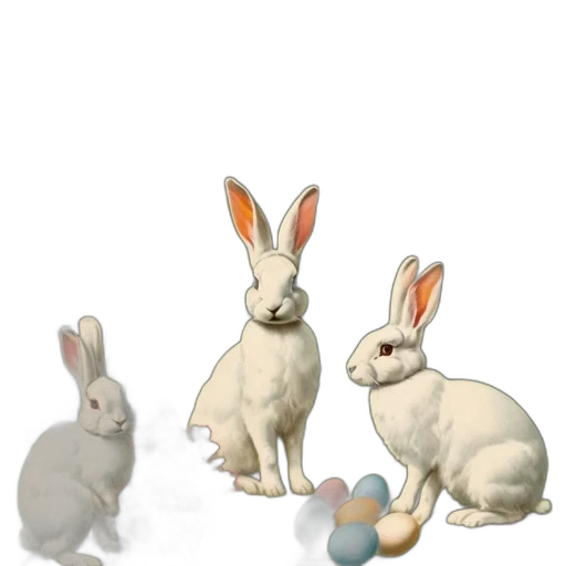 animal, concept art, 3d render, photorealistic transparent PNG cut-out