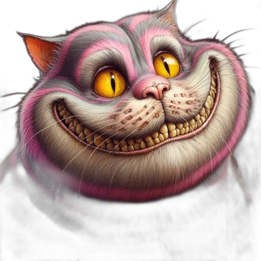 creature, face, animal, photorealistic transparent PNG cut-out