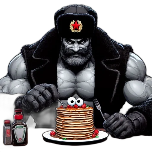 food, concept art, comic book art, pixel art transparent PNG cut-out