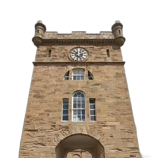 building, staff, face, crown transparent PNG cut-out