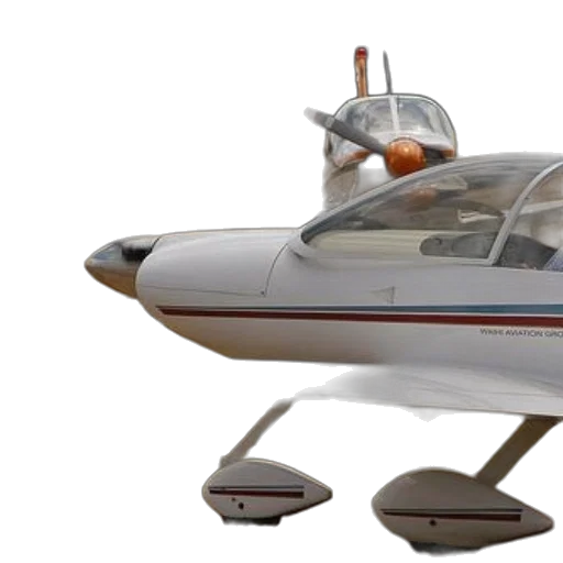 3d render, two, small, airplanes transparent PNG cut-out