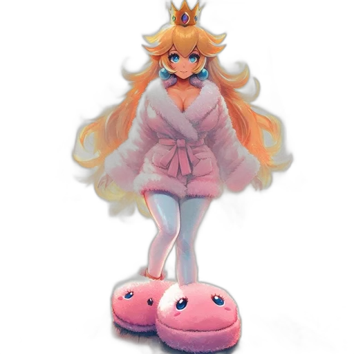 crown, dress, creature, 3d render transparent PNG cut-out