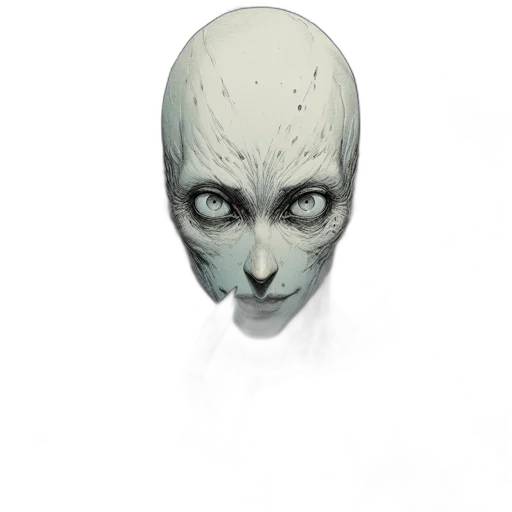mask, face, creature, robot transparent PNG cut-out