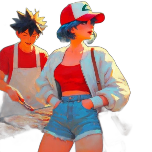 hat, jacket, dress, concept art transparent PNG cut-out