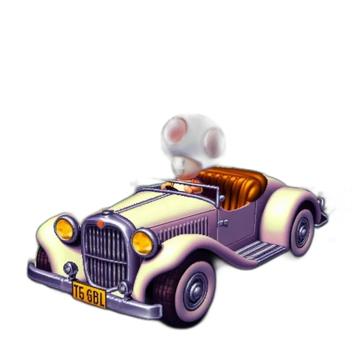 car, robot, 3d render, concept art transparent PNG cut-out