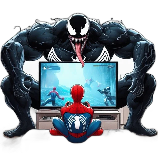 comic book art, concept art, pixel art, 3d render transparent PNG cut-out