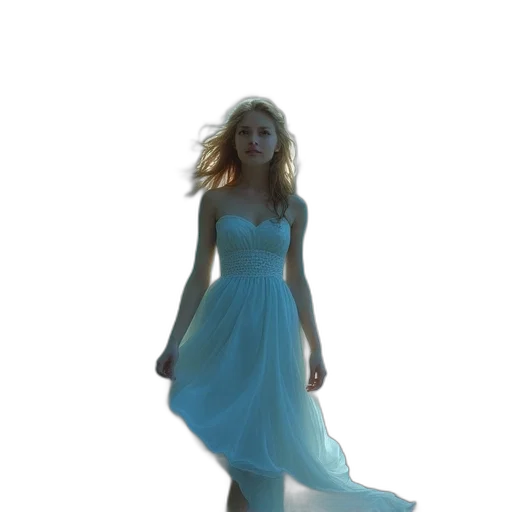dress, concept art, 3d render, photorealistic transparent PNG cut-out