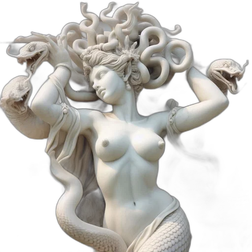 creature, hair, dress, concept art transparent PNG cut-out